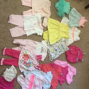 Girls 3-6 month summer lot